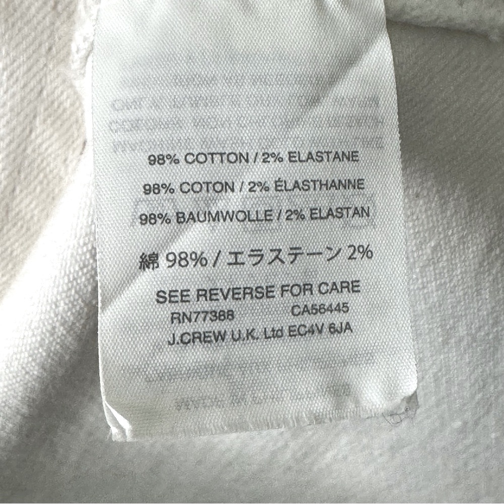 Madewell High Slit Denim Midi Skirt White Button Front Size 31 Style H8851 - Picture 14 of 16